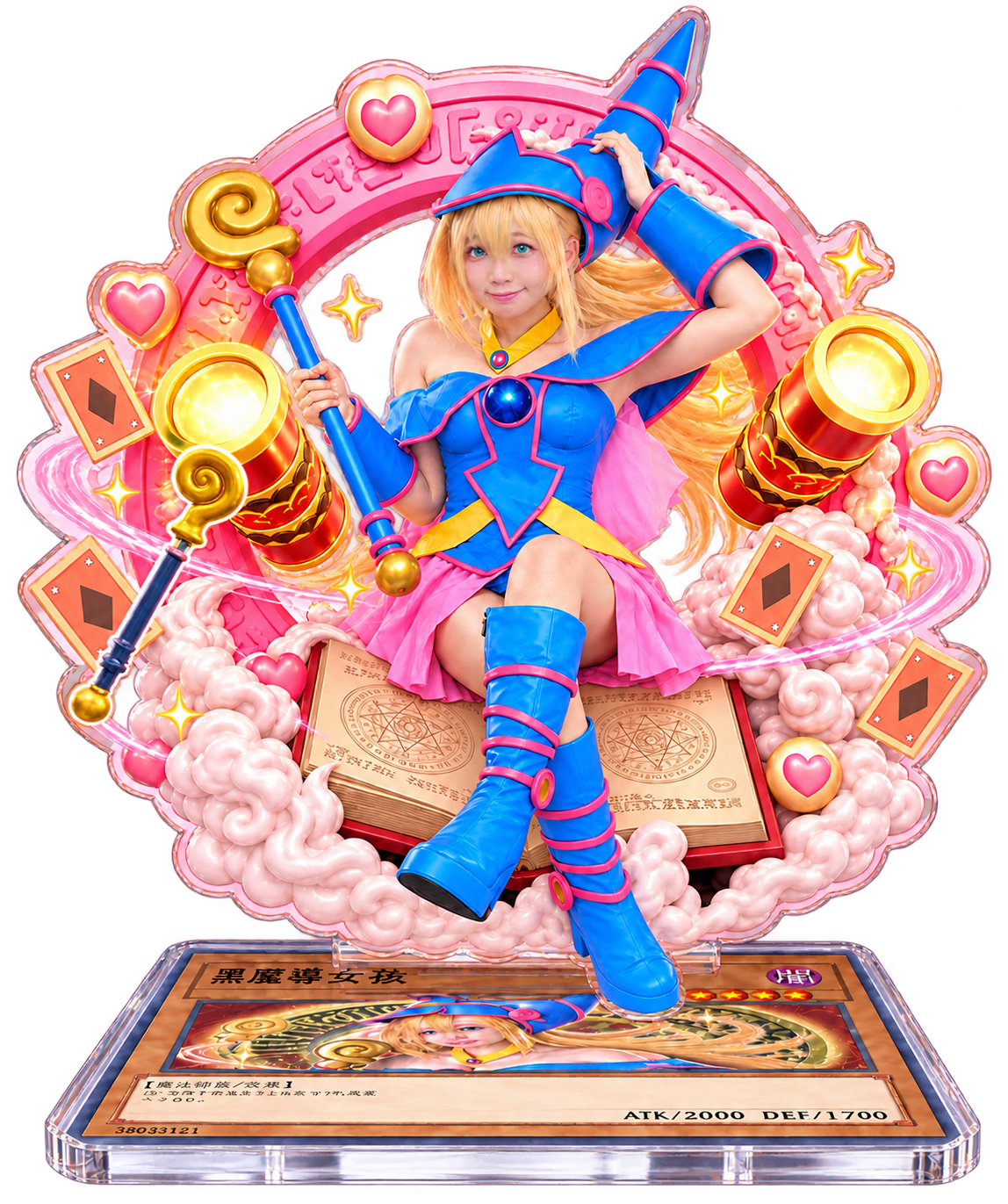 Ccino_Q glow standee
